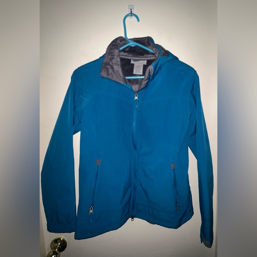 Teal wind breaker